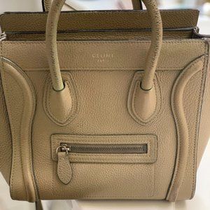 Celine Calfskin Mini Luggage Tote